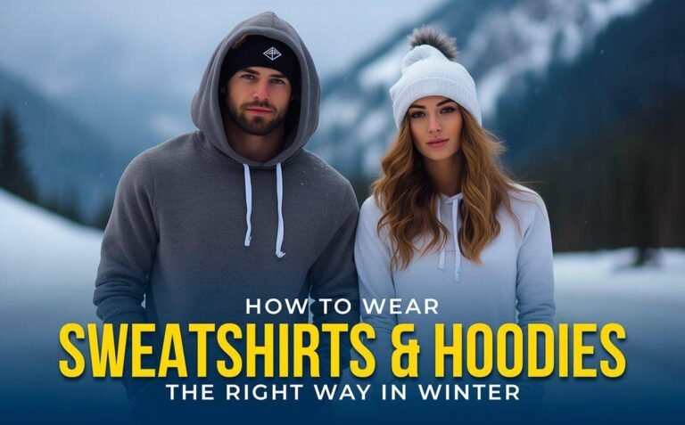 How To Wear Sweatshirts & Hoodies The Right Way In Winter